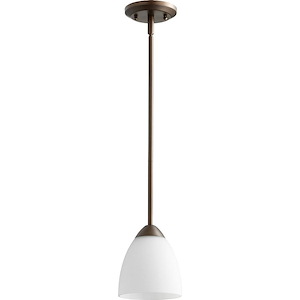 Dawson Wynd - 1 Light Mini Pendant in Bailey Street Home Home Collection style - 5.75 inches wide by 7 inches high - 1147823