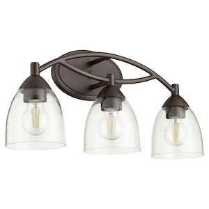 Dawson Wynd - 3 Light Bathroom Light in Bailey Street Home Home Collection style - 21 inches wide by 9.75 inches high - 1149864