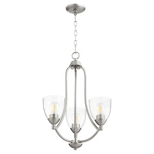 Dawson Wynd - 3 Light Chandelier in Bailey Street Home Home Collection style - 18 inches wide by 24 inches high - 1150885