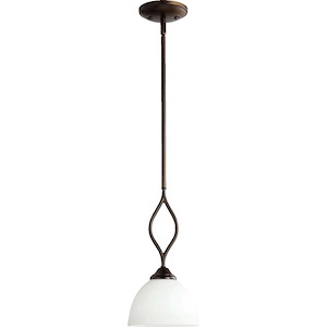 The Holloway Road - 1 Light Mini Pendant in Bailey Street Home Home Collection style - 7 inches wide by 14.5 inches high - 1153362