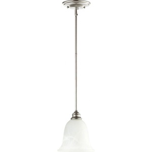 Tanners Courtyard - 1 Light Mini Pendant in Bailey Street Home Home Collection style - 8 inches wide by 12 inches high - 1146314