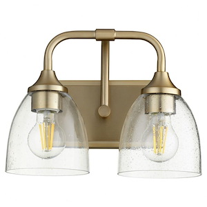 Kirkby Oaks - 2 Light Vanity Light in Bailey Street Home Home Collection style - 13 inches wide by 8.5 inches high - 1146066