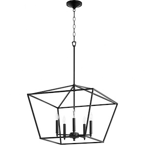Morland Hollies - 5 Light Nook Pendant in Bailey Street Home Home Collection style - 21 inches wide by 17.5 inches high - 1148700
