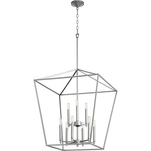 Morland Hollies - 9 Light 2-Tier Entry Pendant in Bailey Street Home Home Collection style - 24 inches wide by 29.5 inches high - 1145922