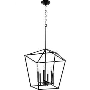 Morland Hollies - 6 Light Entry Pendant in Bailey Street Home Home Collection style - 17 inches wide by 21 inches high - 1147457