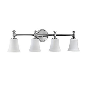 Palmerston Broadway - 4 Light Bathroom Light in style - 30 inches wide by 9 inches high - 1146682