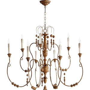Transitional Nine Light Chandelier - 1149270