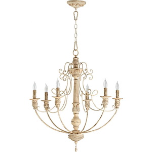 Transitional Six Light Chandelier - 1147931