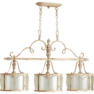 Brunel Hollies - 3 Light Island in Transitional style - 11.5 inches wide by 22.75 inches high - 1147319