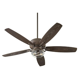 Breeze - 5 Blade Outdoor Patio Fan in Bailey Street Home Home Collection style - 52 inches wide by 16.55 inches high - 1153788