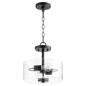 Palmers Lawns - 3 Light Convertible Pendant in Soft Contemporary style - 12 inches wide by 10.75 inches high - 1146747