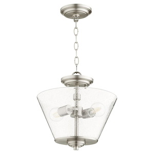 Lawson Manor - 2 Light Convertible Pendant in Soft Contemporary style - 13 inches wide by 12.75 inches high - 1148861