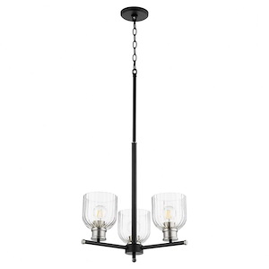 Front Cottages - 3 Light Chandelier - 1146899