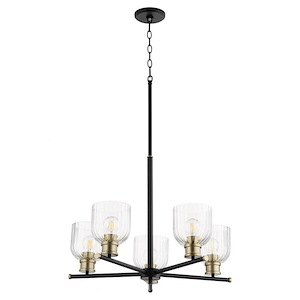 Front Cottages - 5 Light Chandelier - 1146397