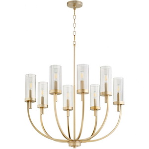 Underwood Gardens - 8 Light Chandelier In Transitional Style-21 Inches Tall and 28 Inches Wide - 1152960