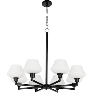 Mark Barton - 8 Light Chandelier-28 Inches Tall and 33 Inches Wide - 1380742