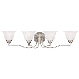 St George's Hawthorns - 4 Light Bathroom Light in Traditional Style - 32 Inches wide by 7.5 Inches high - 1122875
