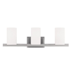 Fryer Avenue - 3 Light Bathroom Light in Contemporary Style - 26 Inches wide by 7.5 Inches high - 1122865