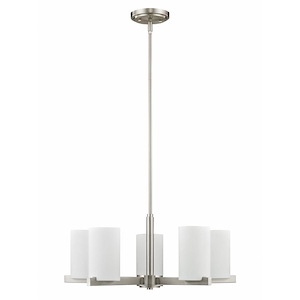 Fryer Avenue - 5 Light Chandelier in Contemporary Style - 25 Inches wide by 13 Inches high - 1268503
