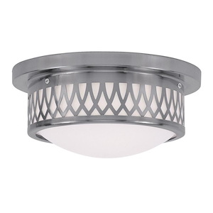 White Horse Highway - 2 Light Flush Mount in Contemporary Style - 11 Inches wide by 5 Inches high - 1123011