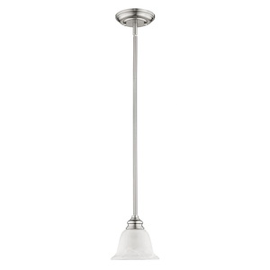 St George's Hawthorns - 1 Light Mini Pendant in Traditional Style - 6.25 Inches wide by 8.5 Inches high - 1122868