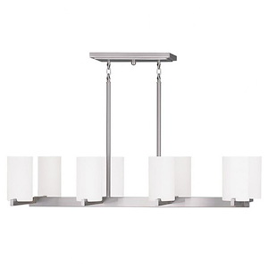 Fryer Avenue - 8 Light Chandelier in Contemporary Style - 18 Inches wide by 13 Inches high - 1268664