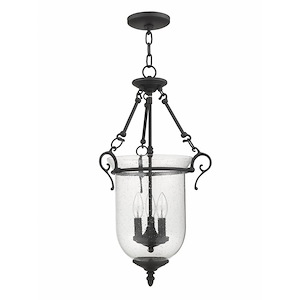 Ellison Coppice - 3 Light Chain Lantern in Traditional Style - 14.5 Inches wide by 25 Inches high - 1122955