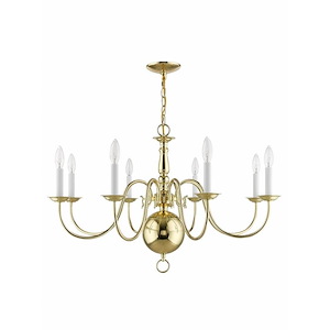 Traditional Eight Light Chandelier - 1122948