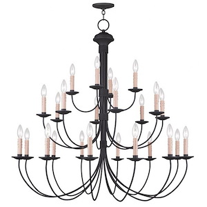 Oakland Cliff - 24 Light Chandelier in Farmhouse Style - 42 Inches wide by 40 Inches high - 1268666