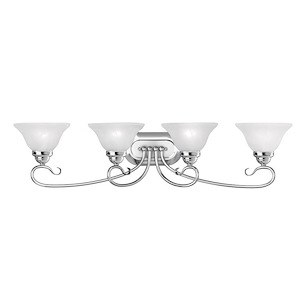 Kingsdale Drive - 4 Light Bathroom Light in Traditional Style - 36.25 Inches wide by 8.5 Inches high - 1120938
