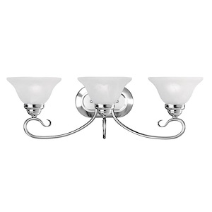 Kingsdale Drive - 3 Light Bathroom Light in Traditional Style - 26.5 Inches wide by 8.5 Inches high - 1120939