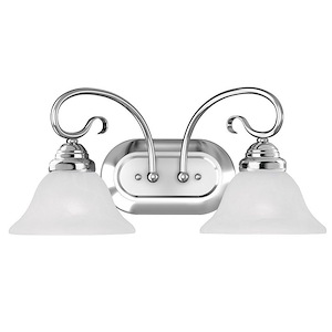 Kingsdale Drive - 2 Light Bathroom Light in Traditional Style - 18.5 Inches wide by 8.5 Inches high - 1120940