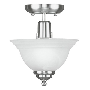 Turnberry Spur - 1 Light Flush Mount in Traditional Style - 8 Inches wide by 8.5 Inches high - 1268719