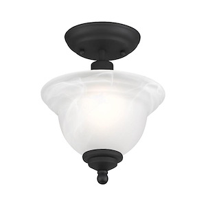 Turnberry Spur - 1 Light Flush Mount in Traditional Style - 8 Inches wide by 8.5 Inches high - 1268840