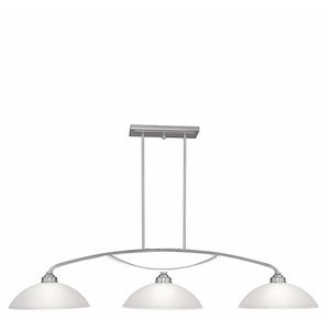 Turnpike Brae-3 Light Billiard/Island in Traditional Style-13 Inches wide by 11.25 Inches high - 1268745