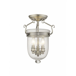 Warrington South - Height Flush Mount in Traditional Style - 10 Inches wide by 14 Inches high - 1122959