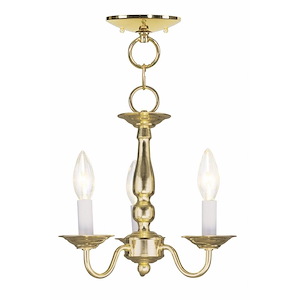 Traditional Three Light Chandelier - 1122949