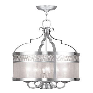 White Horse Highway - Six Light Chandelier in Contemporary Style - 20 Inches wide by 20 Inches high - 1269559