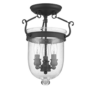 Warrington South - 3 Light Flush Mount in Traditional Style - 10 Inches wide by 14 Inches high - 1268475