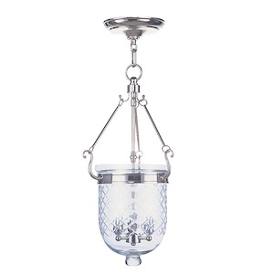 Warrington South - Three Light Chain Hanging Lantern in Traditional Style - 10 Inches wide by 25 Inches high - 1268650