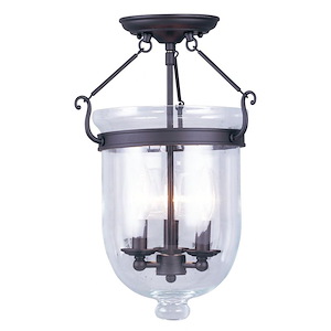 Warrington South - Height Flush Mount in Traditional Style - 12 Inches wide by 17 Inches high - 1123029