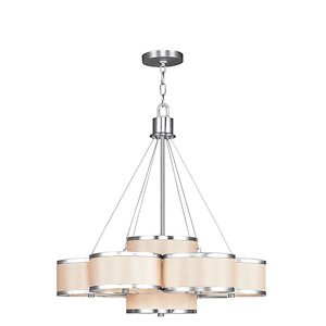 Newcomen Grove - 7 Light Chandelier in New Traditional Style - 26 Inches wide by 26 Inches high - 1269564
