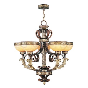Westbrook Bridge - 5 Light Chandelier in French Country Style - 26 Inches wide by 26.5 Inches high - 1269125