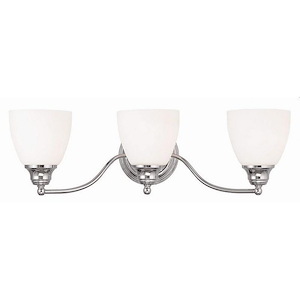 Taylor Highway - 3 Light Bathroom Light in Traditional Style - 23 Inches wide by 7 Inches high - 1121370