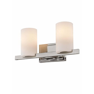 Fryer Avenue - 2 Light Bathroom Light in Contemporary Style - 17 Inches wide by 7.5 Inches high - 1122859