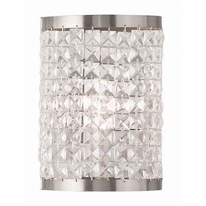 Kendal Glen - 1 Light ADA Wall Sconce in New Traditional Style - 6 Inches wide by 8.5 Inches high - 1121742
