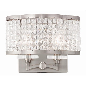 Kendal Glen - 2 Light Wall Sconce in New Traditional Style - 12.25 Inches wide by 9 Inches high - 1121422