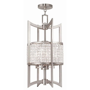 Kendal Glen - 4 Light Hanging Lantern in New Traditional Style - 12 Inches wide by 24 Inches high - 1121424