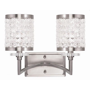 Kendal Glen - 2 Light Bathroom Light in New Traditional Style - 14.25 Inches wide by 11.25 Inches high - 1121428