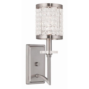 Kendal Glen - 1 Light Wall Sconce in New Traditional Style - 5 Inches wide by 15 Inches high - 1121429